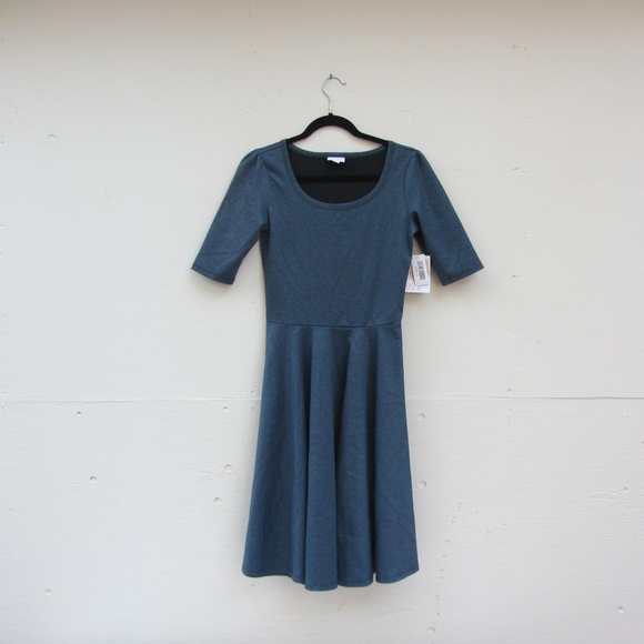 LuLaRoe Dresses & Skirts - LuLaRoe Nicole Solid Gray Dress